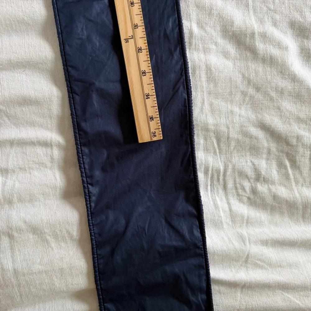 90's Polo Ralph Lauren Navy Blue Reversible Nylon Fleece‎ Scarf Red Pony Logo